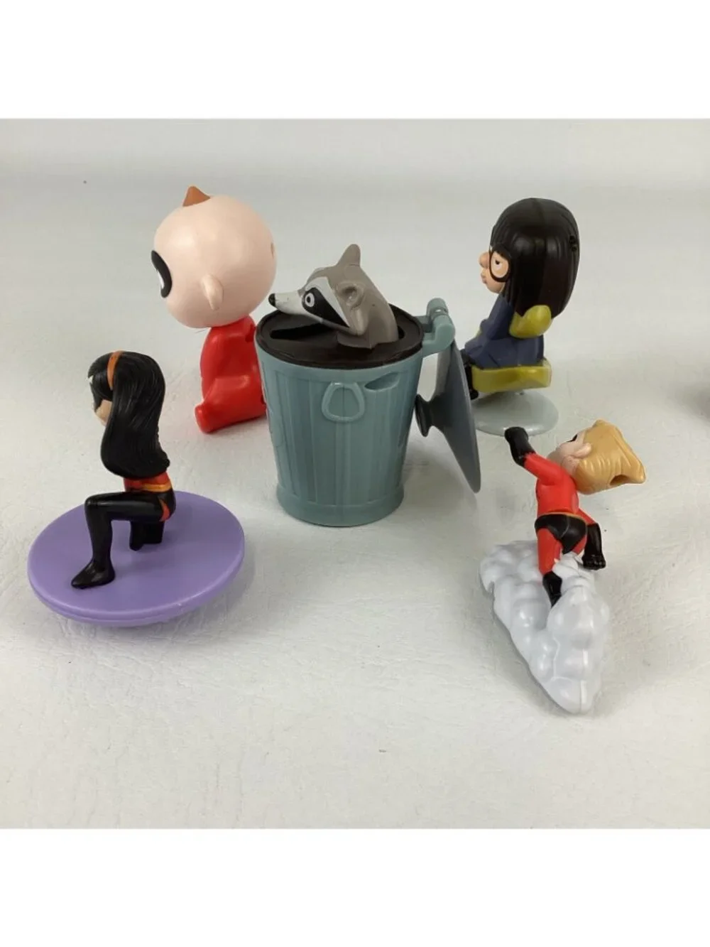 Disney Incredibles McDonalds Toy Bundle Lot Jack Dash Violet Superhero Figures